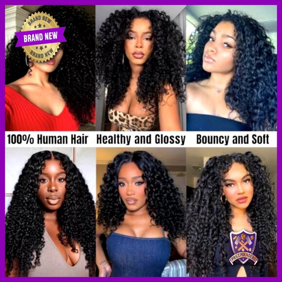 16 18 20 Inch Brazilian Virgin Hair Extensions 3C4A Curly Bundles Quick Weave main image 6